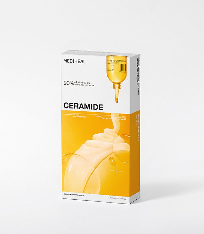 Masque barrière hydratante aux céramides essentiels MEDIHEAL, 10 feuilles