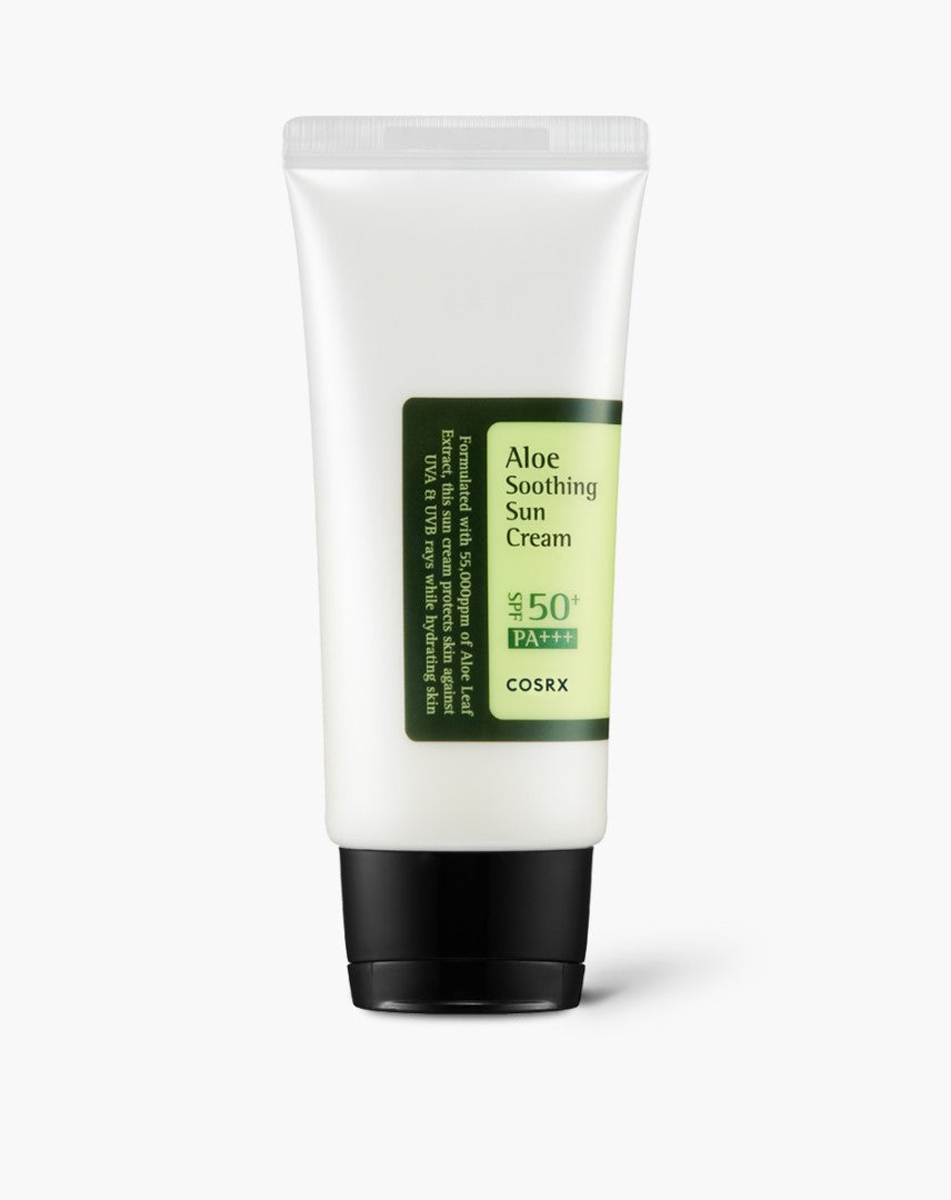 Crème solaire apaisante à l'aloe vera SPF50+/PA+++