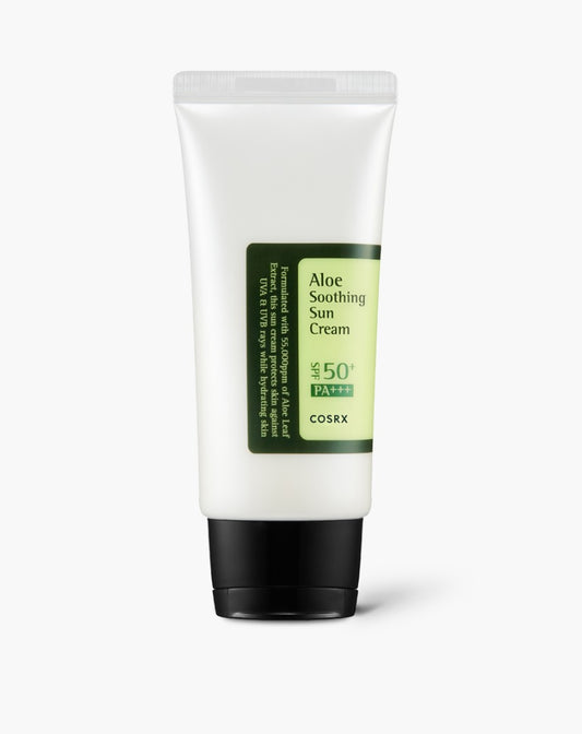 Crème solaire apaisante à l'aloe vera SPF50+/PA+++
