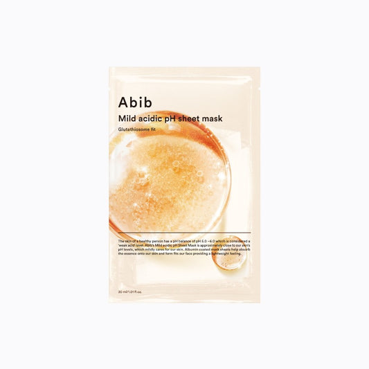 Masque en feuille au pH acide doux Glutathiosome Fit, 10 feuilles
