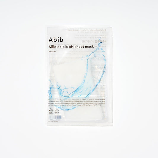 Masque en feuille au pH acide doux Aqua Fit, 10 feuilles