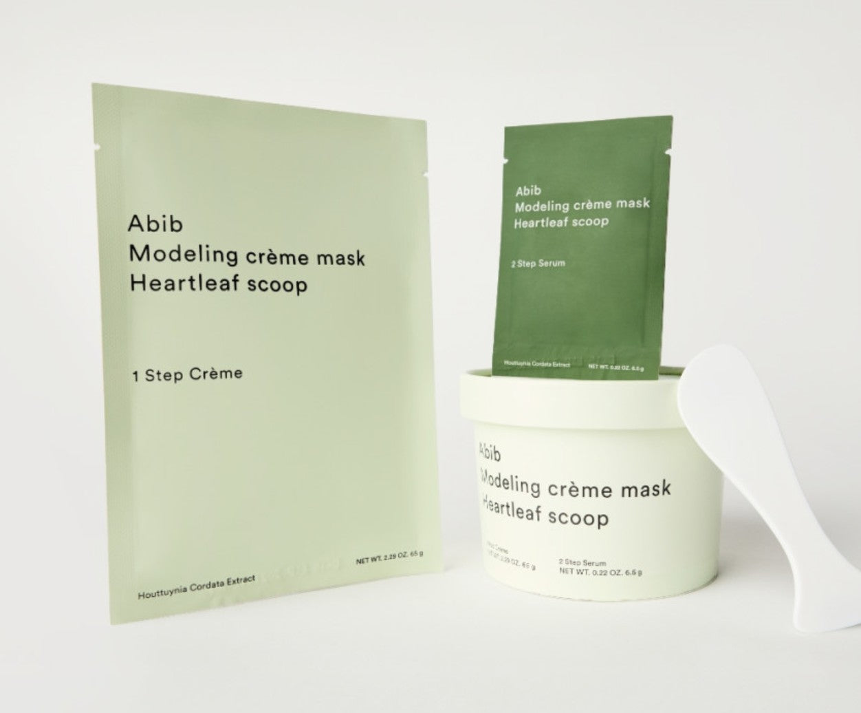 (New) Modeling Creme Mask Heartleaf Scoop, 71ml/1ea
