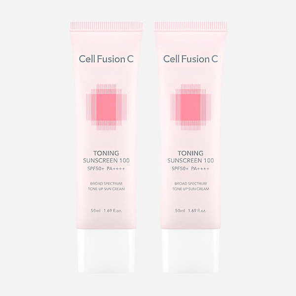[Offre groupée exclusive] Crème solaire tonifiante 100 SPF50+/PA++++, lot de 2