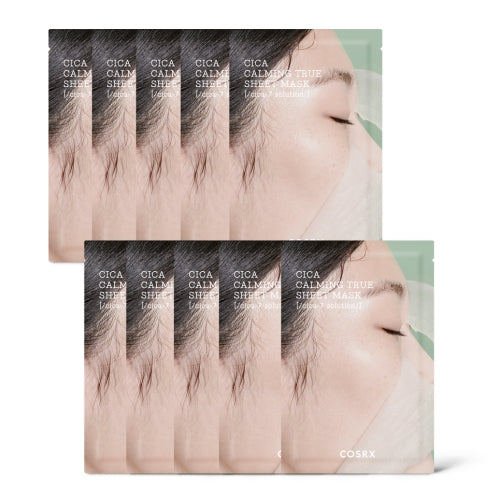 Masque en feuille Pure Fit Cica Calming True, 10 feuilles